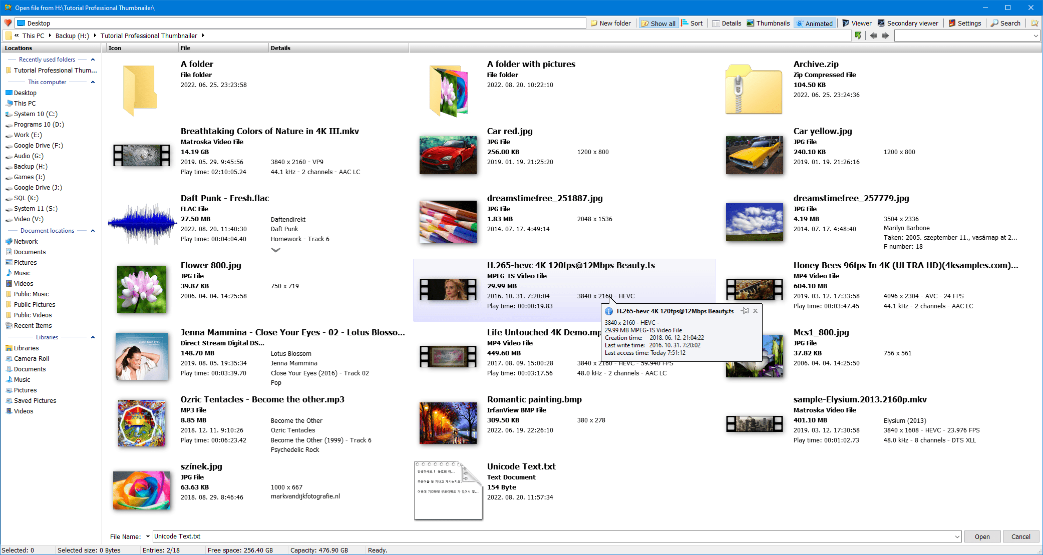 Filesystem Dialogs Library Snapshots File and folder dialog library